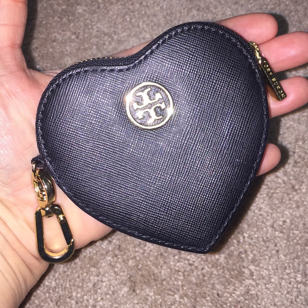 Tory Burch Heart Coin Purse/Key Fob